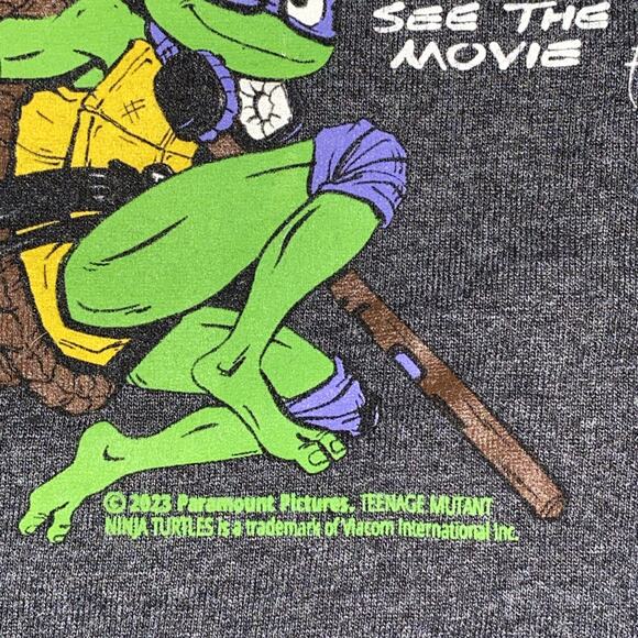 Teenage Mutant Ninja Turtles TNMT Mutant Mayhem Pizza Hut Shirt Employee Promo L - Picture 4 of 9